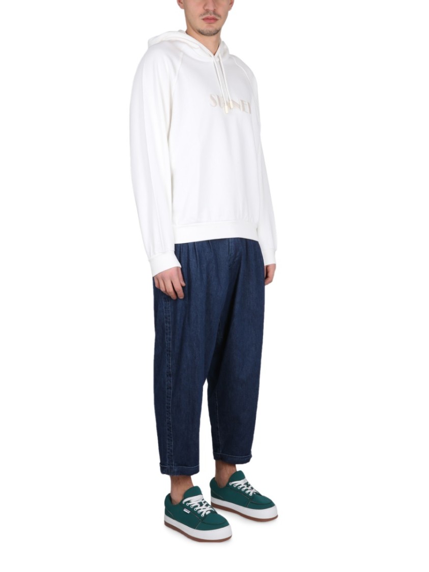 Sunnei Sweatshirt With Logo Embroidery