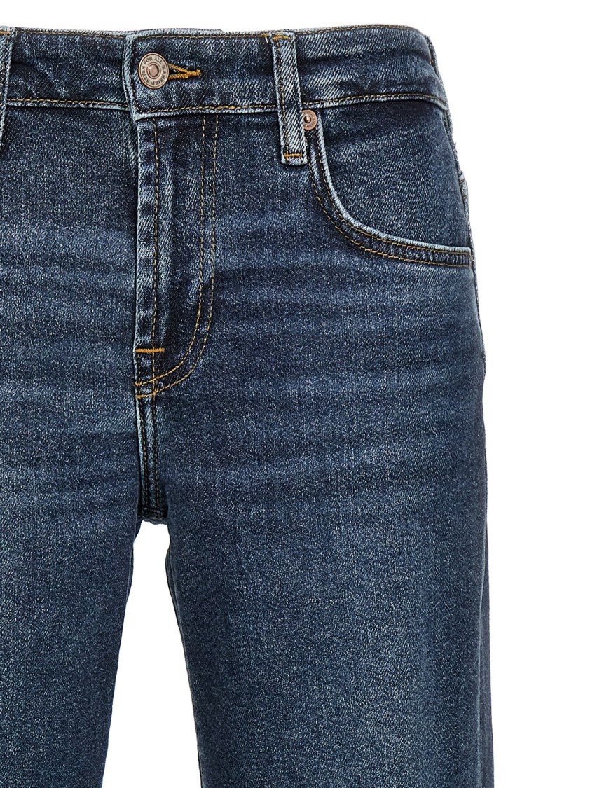 7 For All Mankind Blue Calie Jeans In Blue