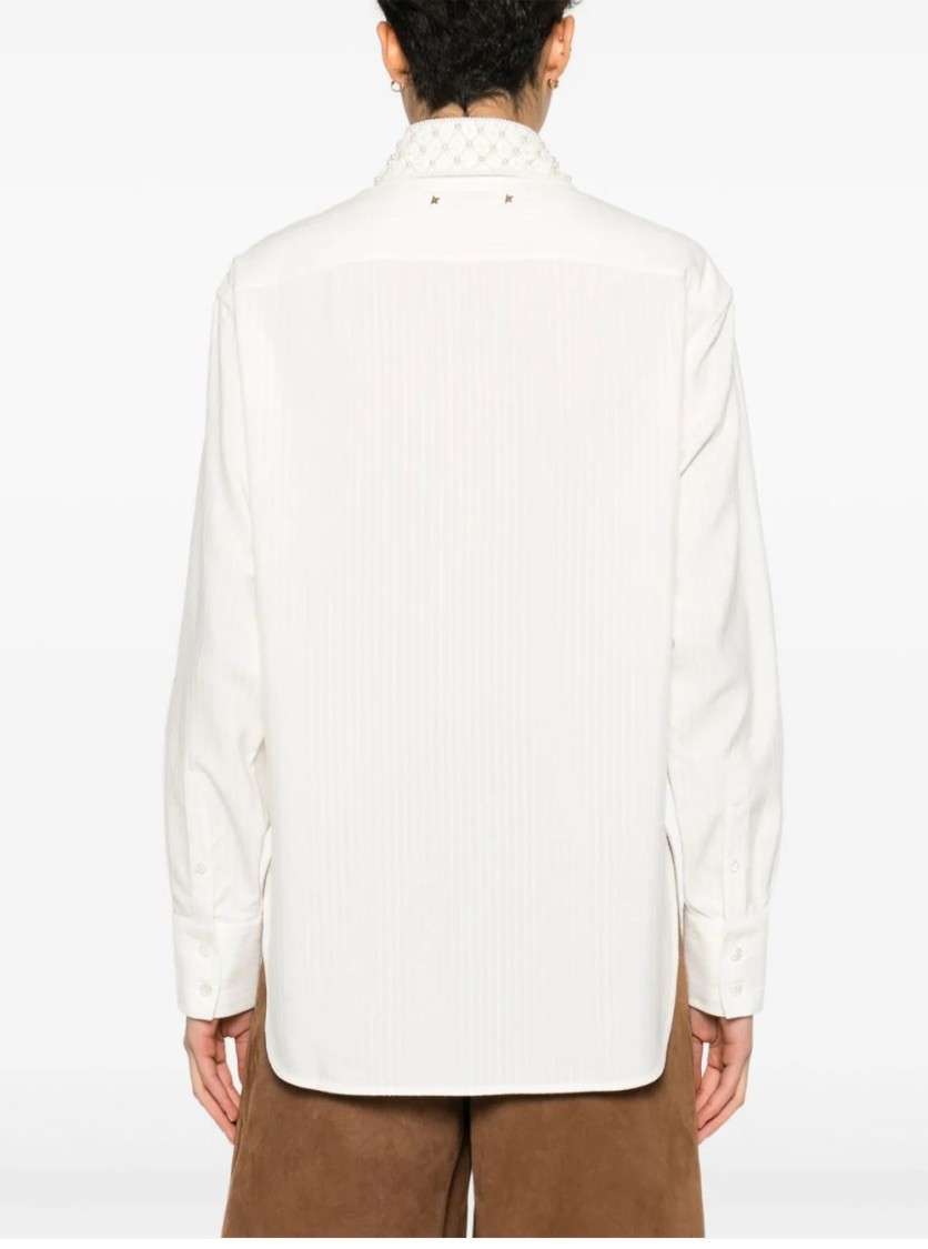 Golden Goose Journey Ws Boyfriend Basic Shirt In White