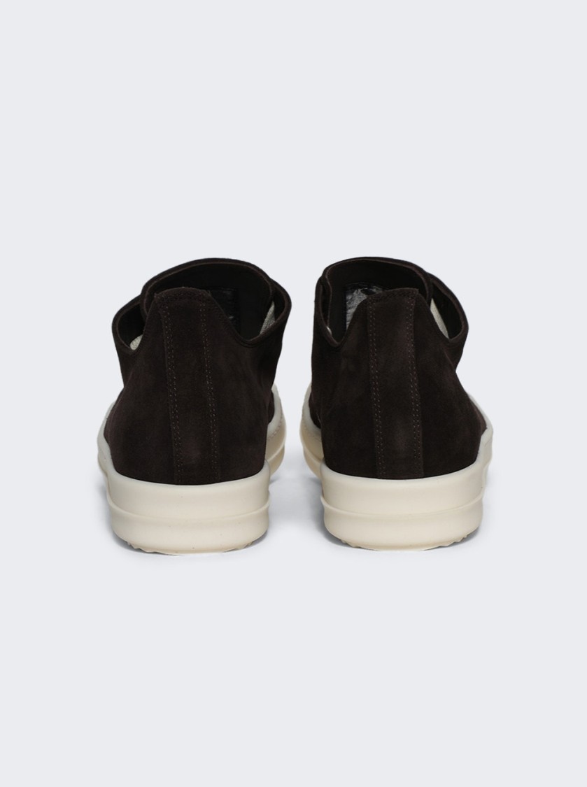 Rick Owens Elegant Low Top Lace Up Sneakers For Women