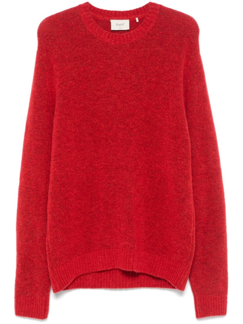 Forét Alpine Sweater In Red