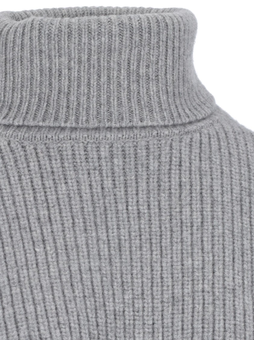 Shop Stella Mccartney Wool And Cashmere Cape – Grey