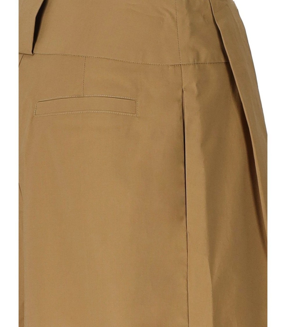 FEDERICA TOSI FEDERICA TOSI CLASSIC KHAKI SHORTS