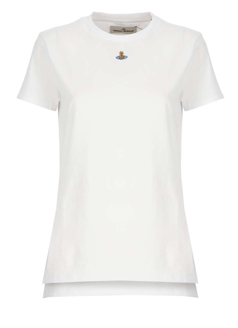 Shop Vivienne Westwood Orb Peru T-shirt In White