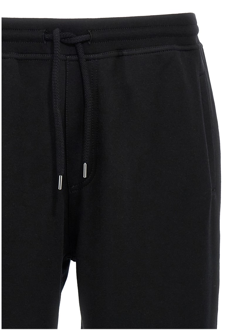 Brunello Cucinelli Silk And Cashmere Blend Joggers In Black