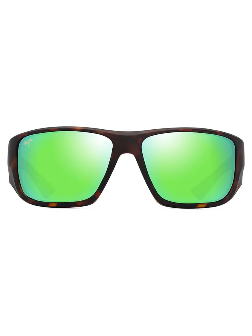 Maui Jim Keha Bold Tortoiseshell Frame Sunglasses In Brown