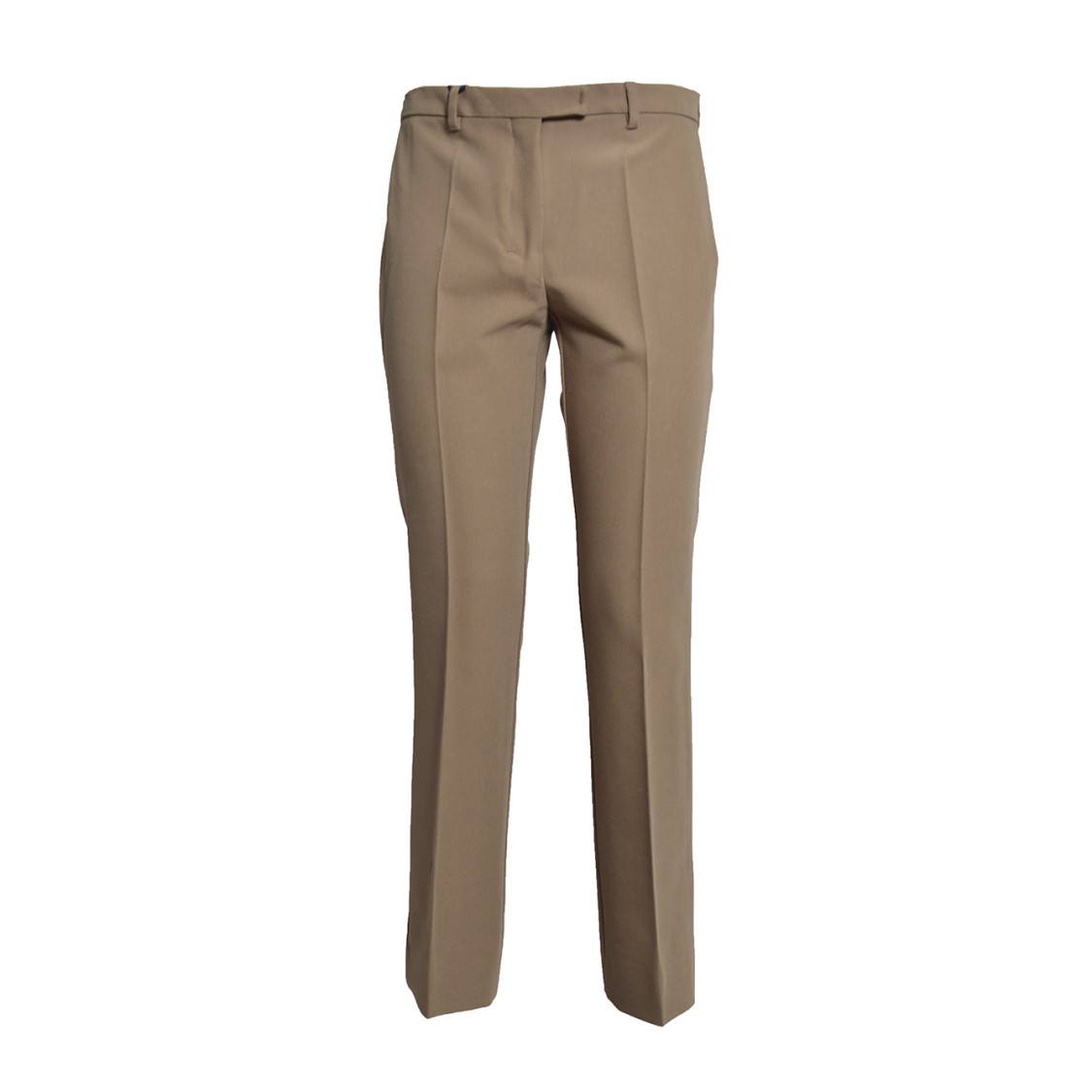 MAX MARA MAX MARA FATINA TROUSERS IN BROWN COTTON AND VISCOSE '