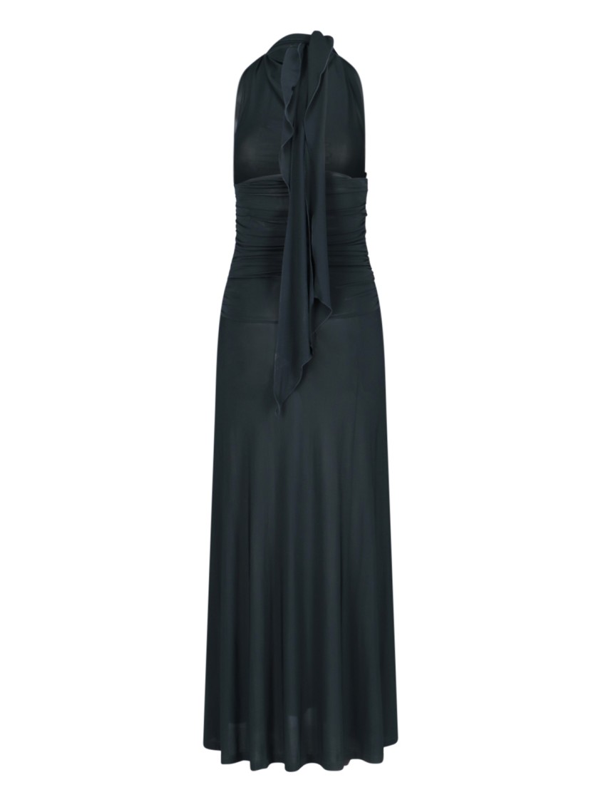 PALOMA WOOL PALOMA WOOL WOOL HALTER MAXI DRESS – NAVY
