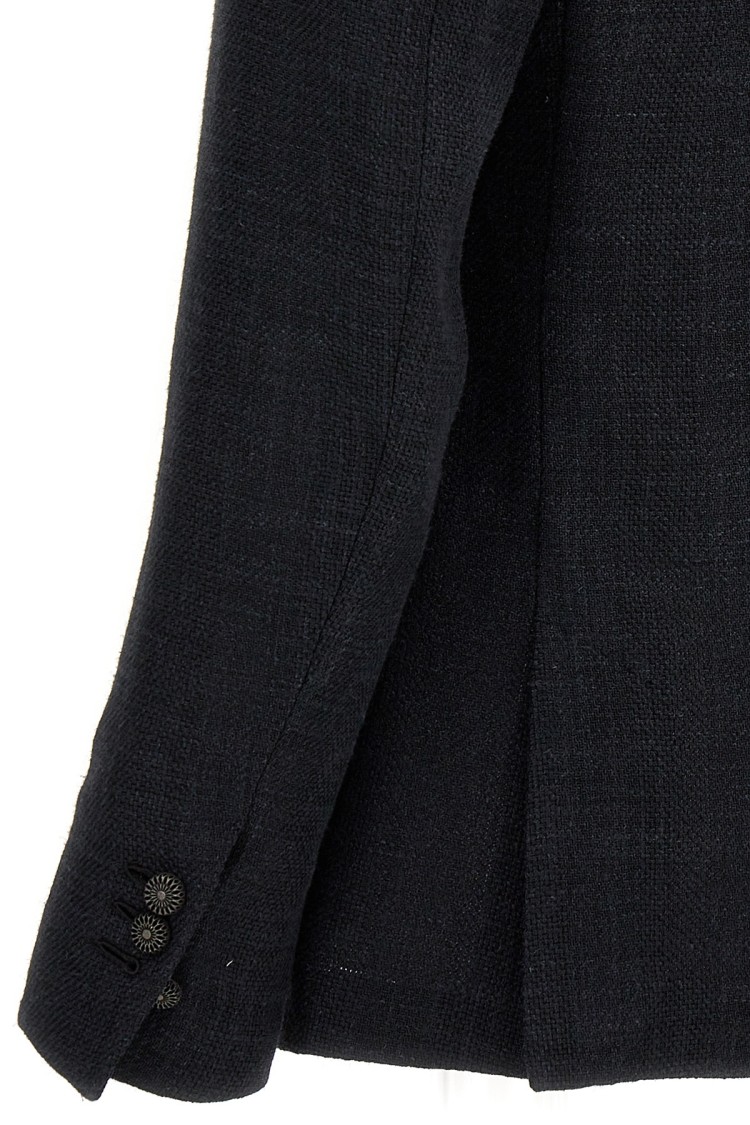 Maurizio Miri Grey Sam Blazer In Black