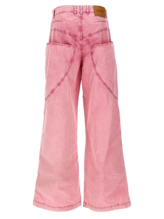 デニム・ジーパン The Attico Washed Cotton Baggy Trousers With Maxi Pockets The Attico Washed Cotton Baggy Trousers With Maxi Pockets