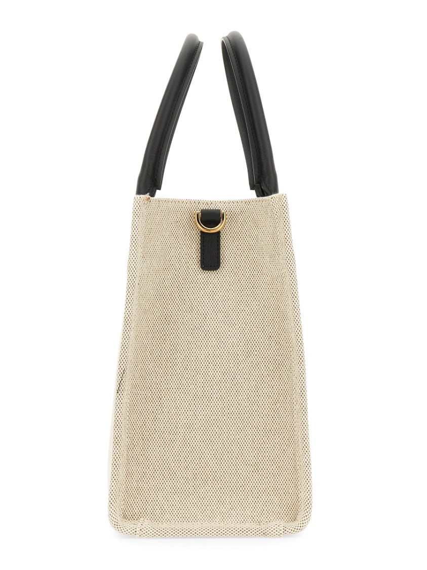 Versace Borsa Shopper Piccola "la Medusa" In Neutrals