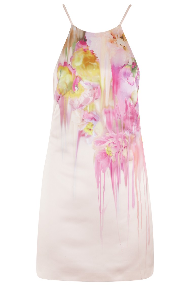 Blumarine Prnt Duchesse Dress