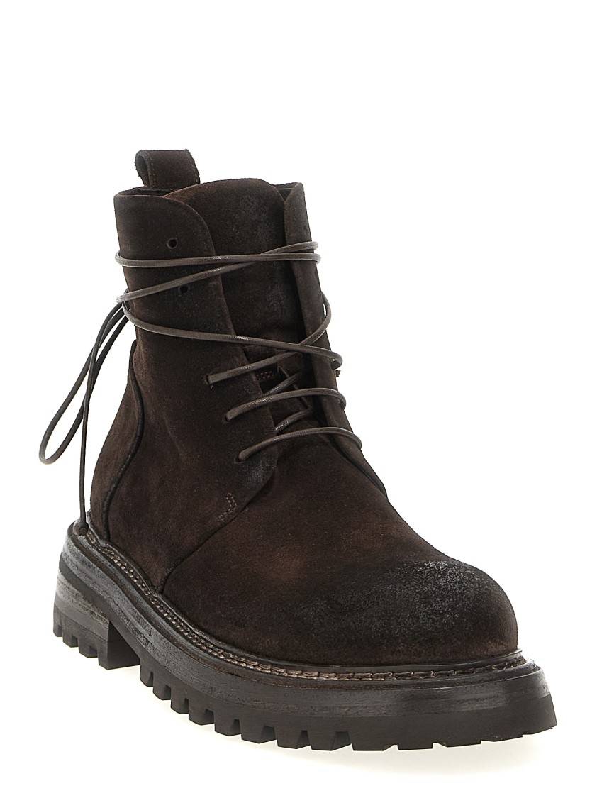 Marsèll 'carrucola' Combat Boots In Brown