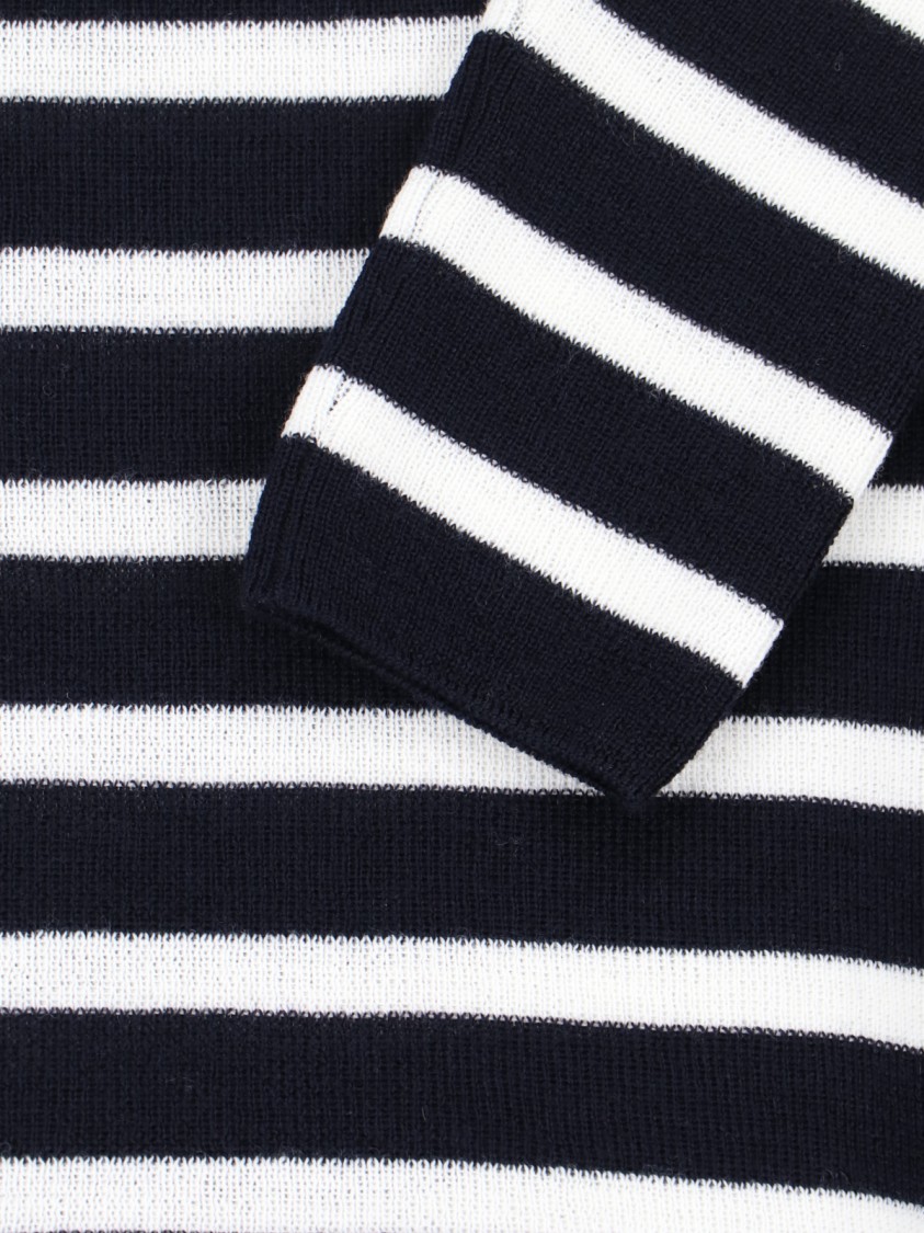 Valentino Striped Intarsia-knit Jumper