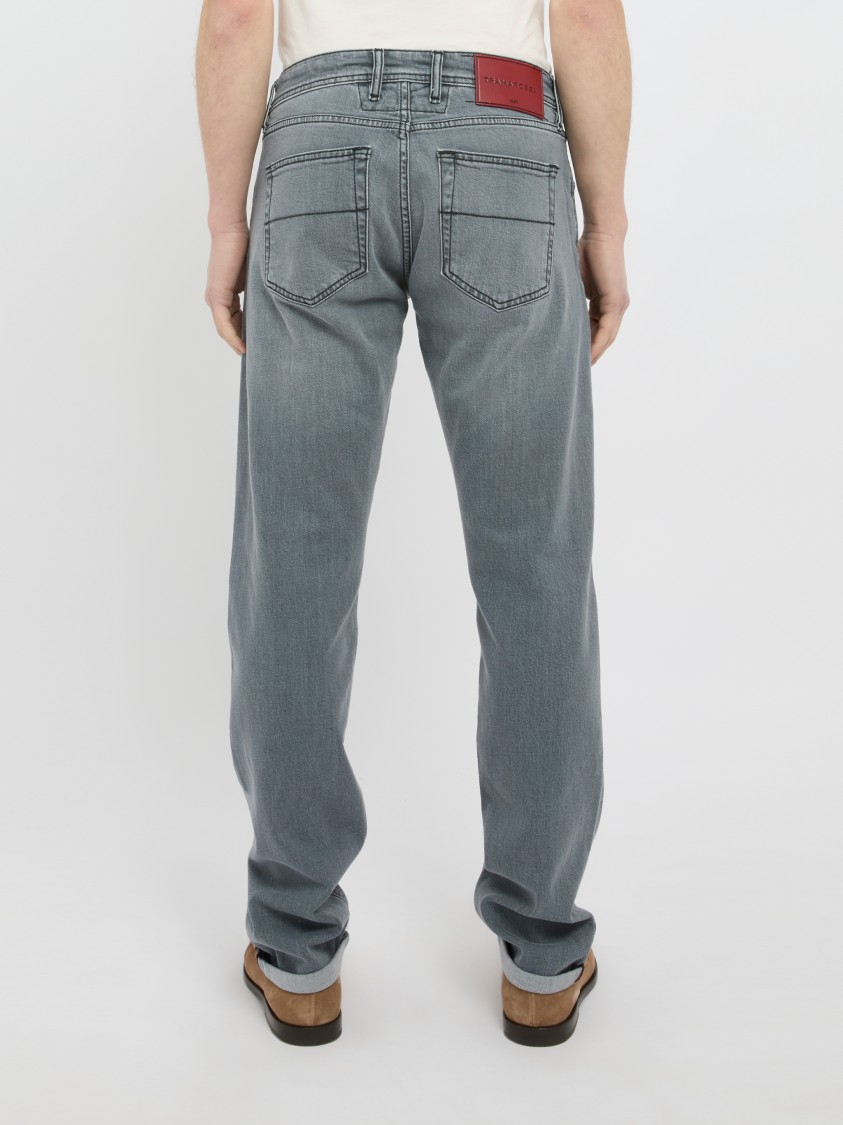 Tramarossa Grey 'michelangelo' Jeans In Cotton In Gray