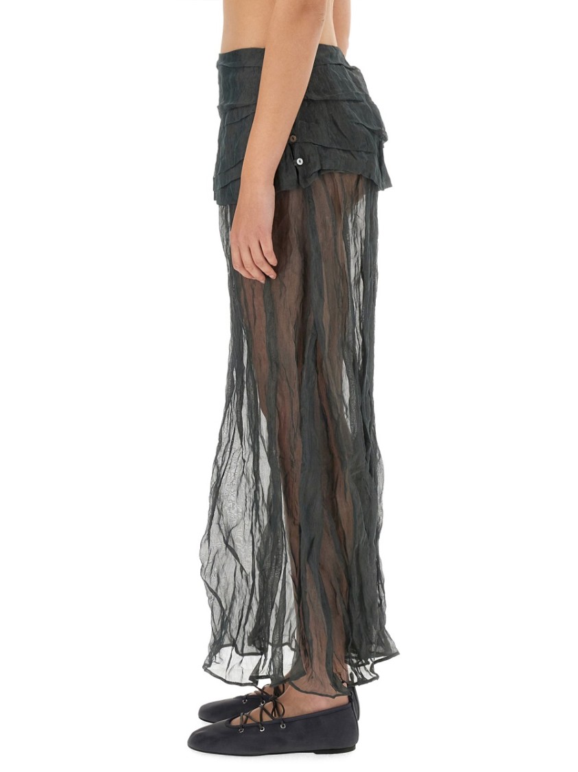 Paloma Wool Gray Mae Maxi Skirt In Black