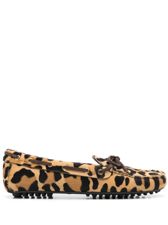 フラットシューズ Car Shoe St Leopard Moccasin Car Shoe St Leopard Moccasin Flat in Brown | THE LIST