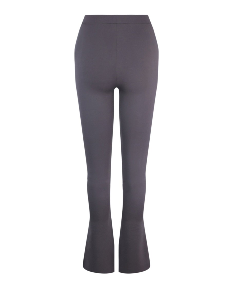 Off-white Sleek Split Leggings In Gray