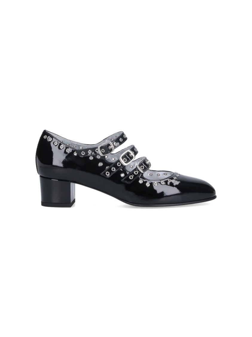 Shop Carel Mary Jane "camden" Pumps In Black Patent Leather