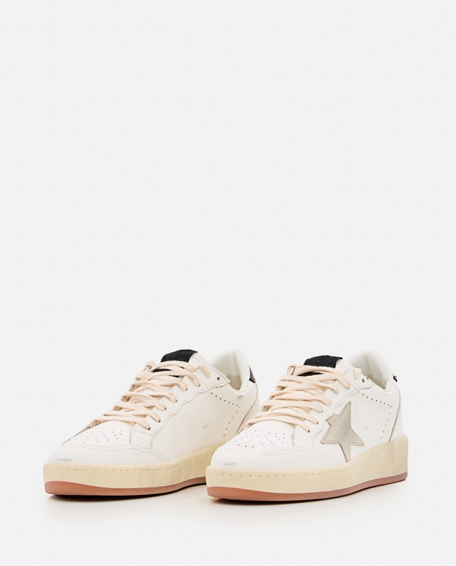 Shop Golden Goose Ballstar 2 Sneakers In White