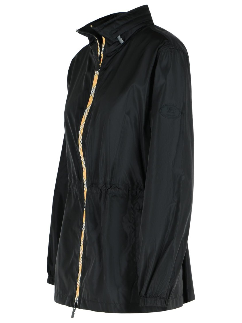 ブルゾン Burberry Blackpool' Black Polyamide Raincoat Burberry Blackpool Black Polyamide Raincoat | ModeSens