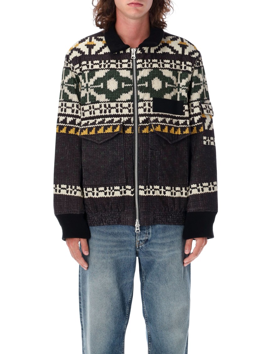 Sacai Pattern Long-sleeved Jacket