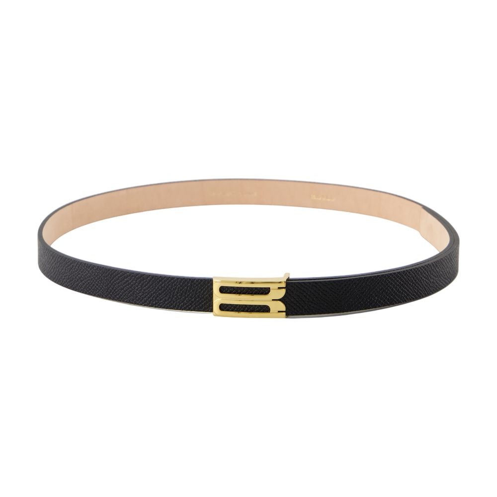Victoria Beckham Micro Frame Belt In Neutral
