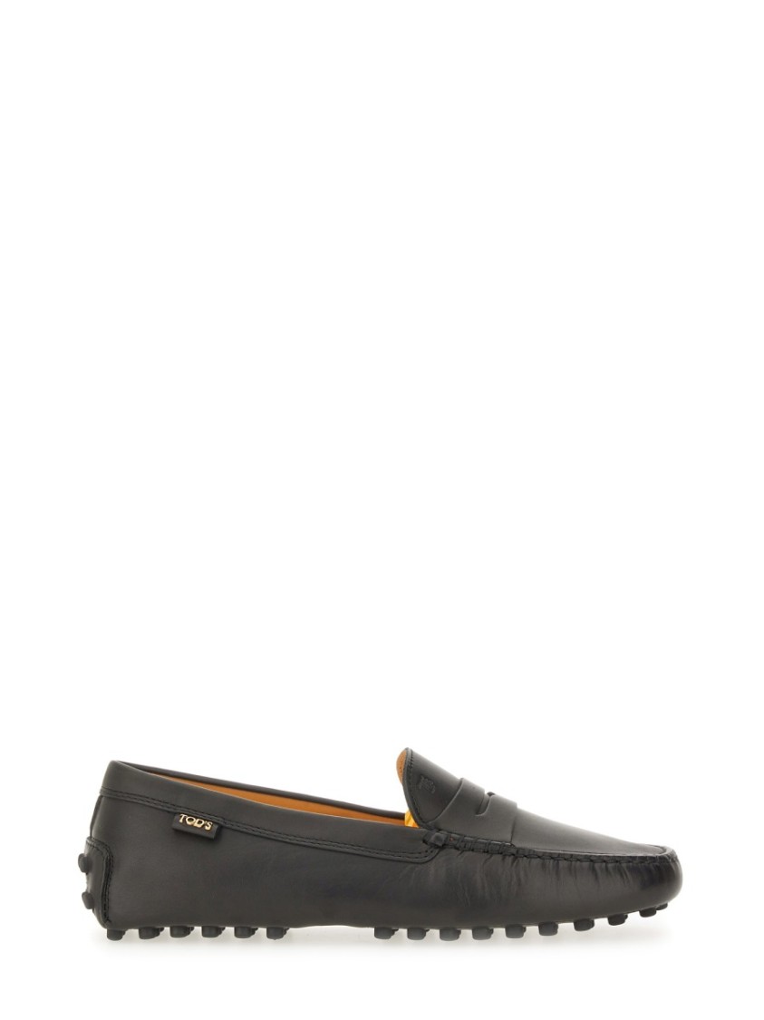 Tod's Leather Gommino Loafer In Black