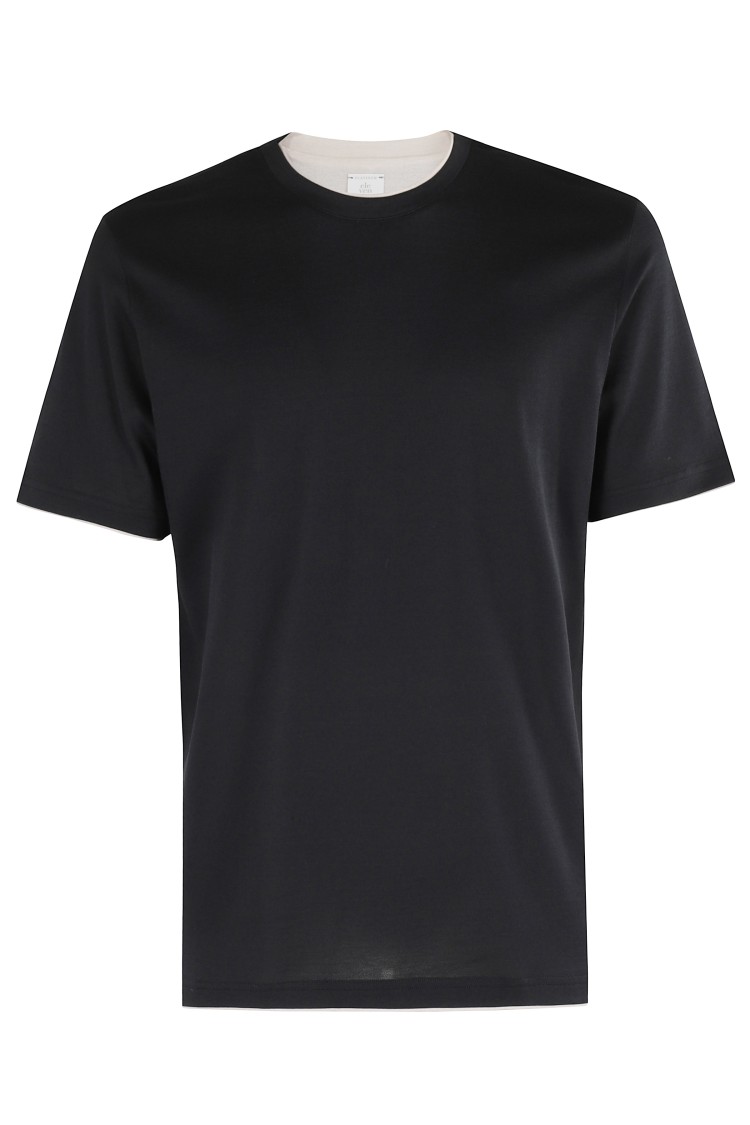 Eleventy Bordini T-shirt In Black