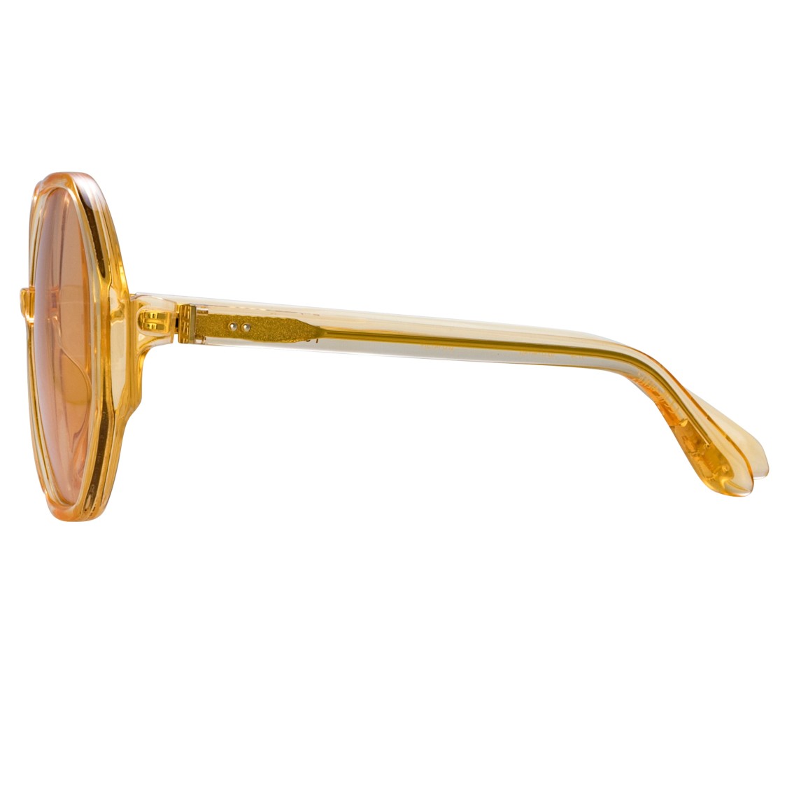 Linda Farrow Paloma Hexagon Sunglasses In O
