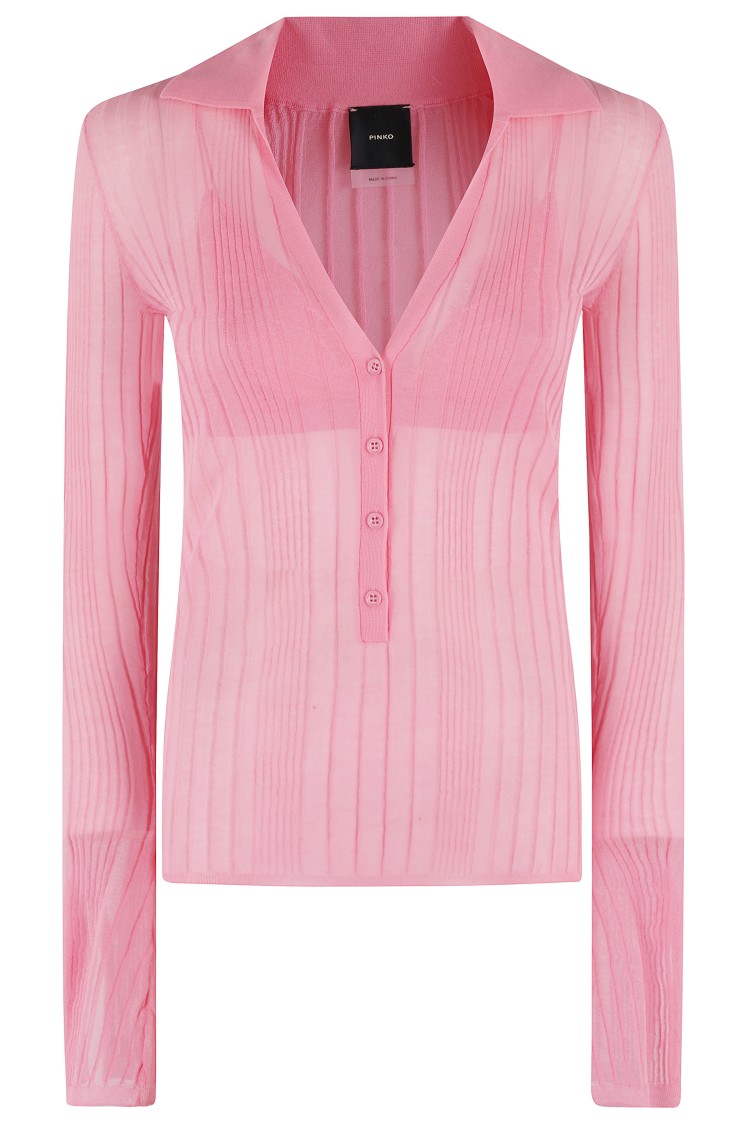 Shop Pinko Annapurna Polo Crepe
