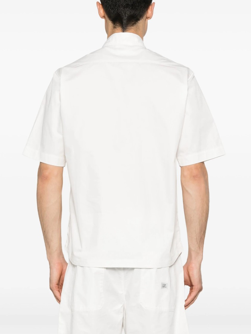 C.p. Company C.p.company The Metropolis Series Stretch Piquet Polo In White