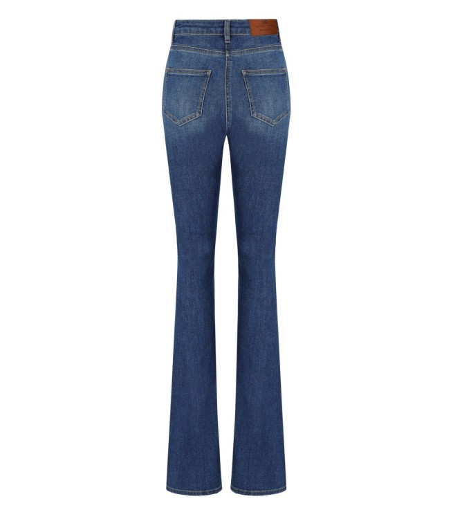 デニム・ジーパン ELISABETTA FRANCHI Women Denim Pants LPJ88N51E2104 Blue Jeans with small pockets and bow details | Elisabetta Franchi