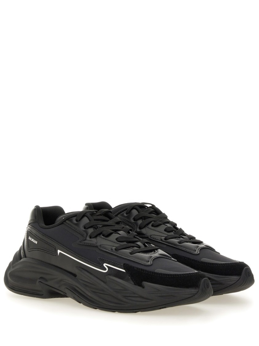 【送料&関税込】Balmain run-row Sneakers Balmain Run-Row Sneaker in Black | THE LIST