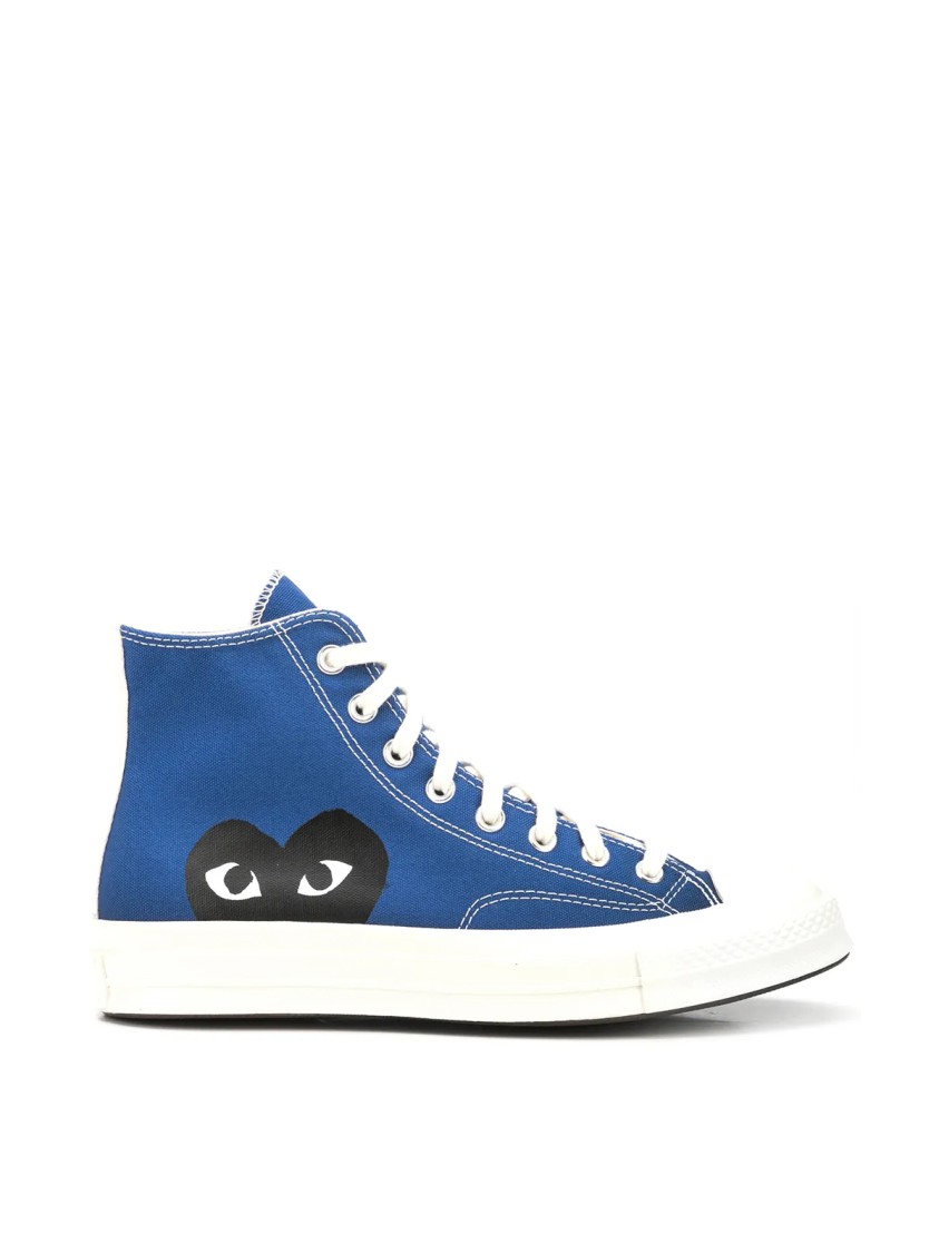 Comme Des Garçons Chuck 70 Hi Sneakers In Blue