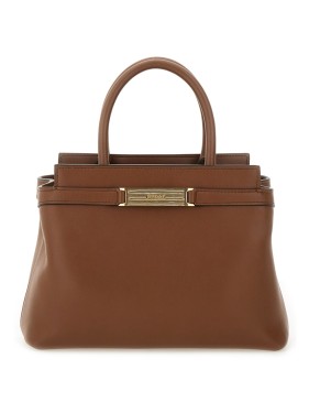 Bally Structured Bag With Prominent Logo Tote Bag | THE LIST