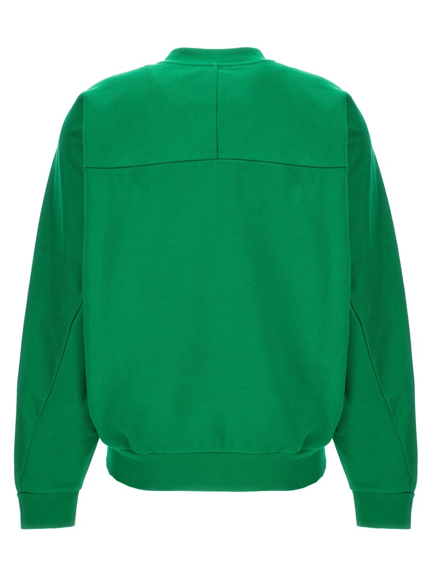 Alexander Mcqueen Mcqueen 'varsity Skull' Sweatshirt In Green