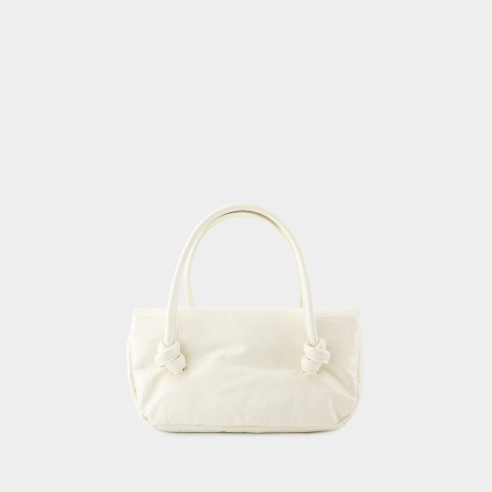 Jil Sander Knot Sm Shoulder Bag - Leather - Beige | THE LIST