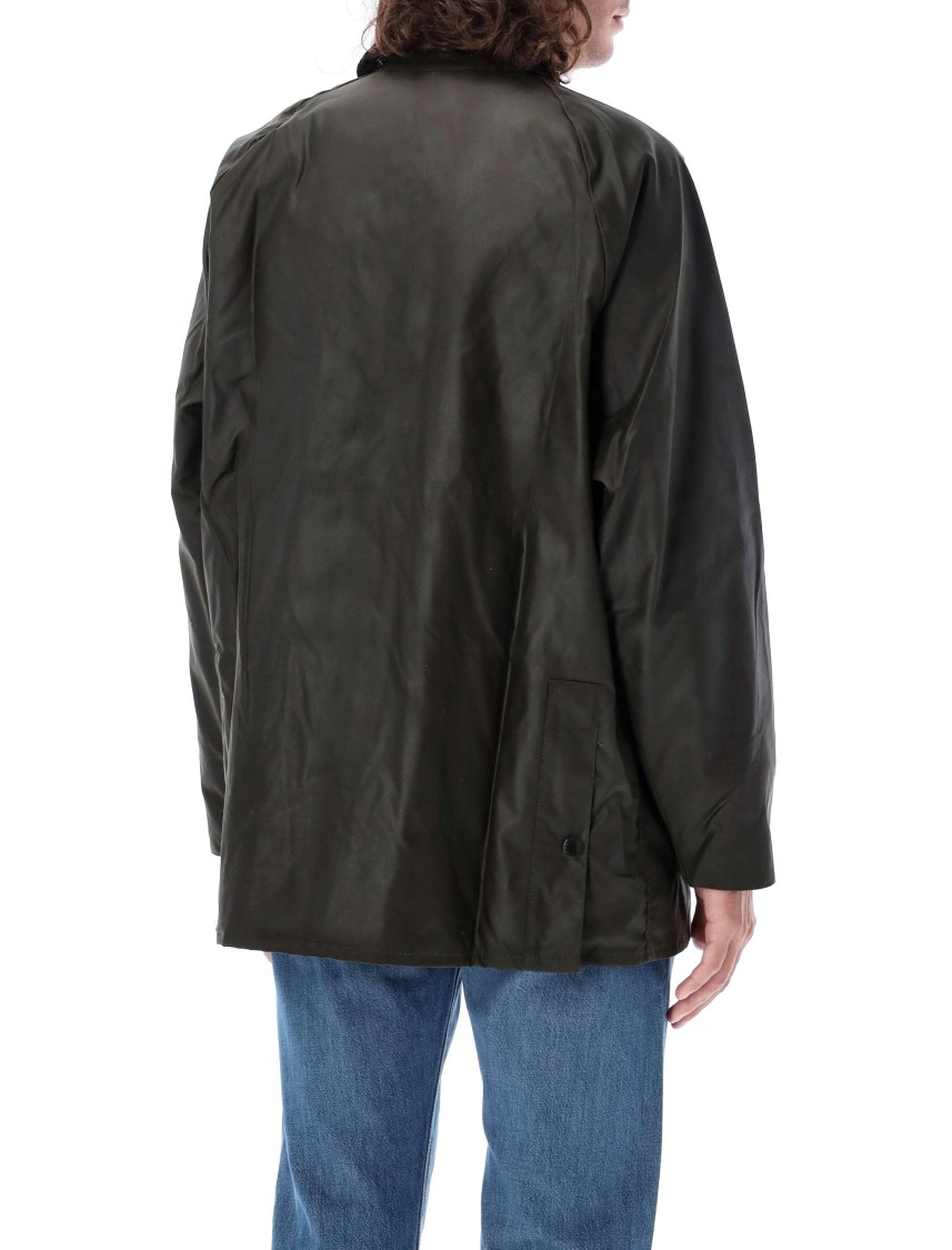 Barbour Bedale Wax Jacket In Brown