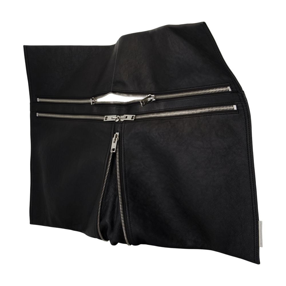 Alexander Wang Geo Large Hobo Bag - Leather - Black In Black