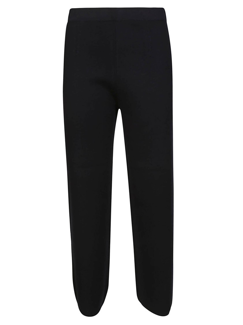 Max Mara Culotte Pants With Tailored Silhouette In Black