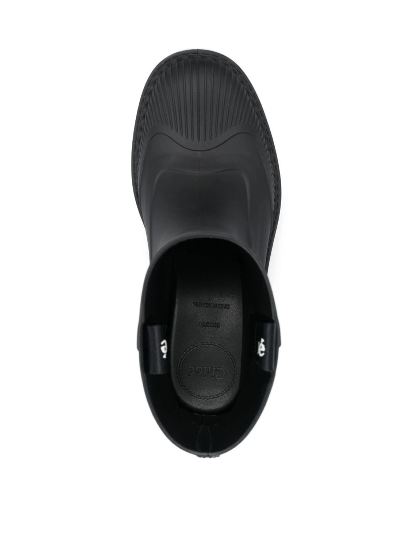 Chloé Raina Rain Boots In Black