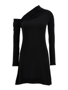 Courrèges Twist Rib Knit Long' Dress Maxi | THE LIST