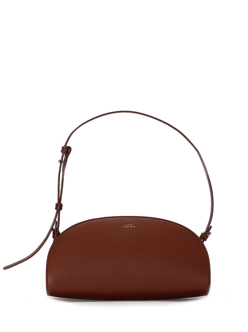 Apc Demi-lune Shoulder Bag One Size Hazelnut