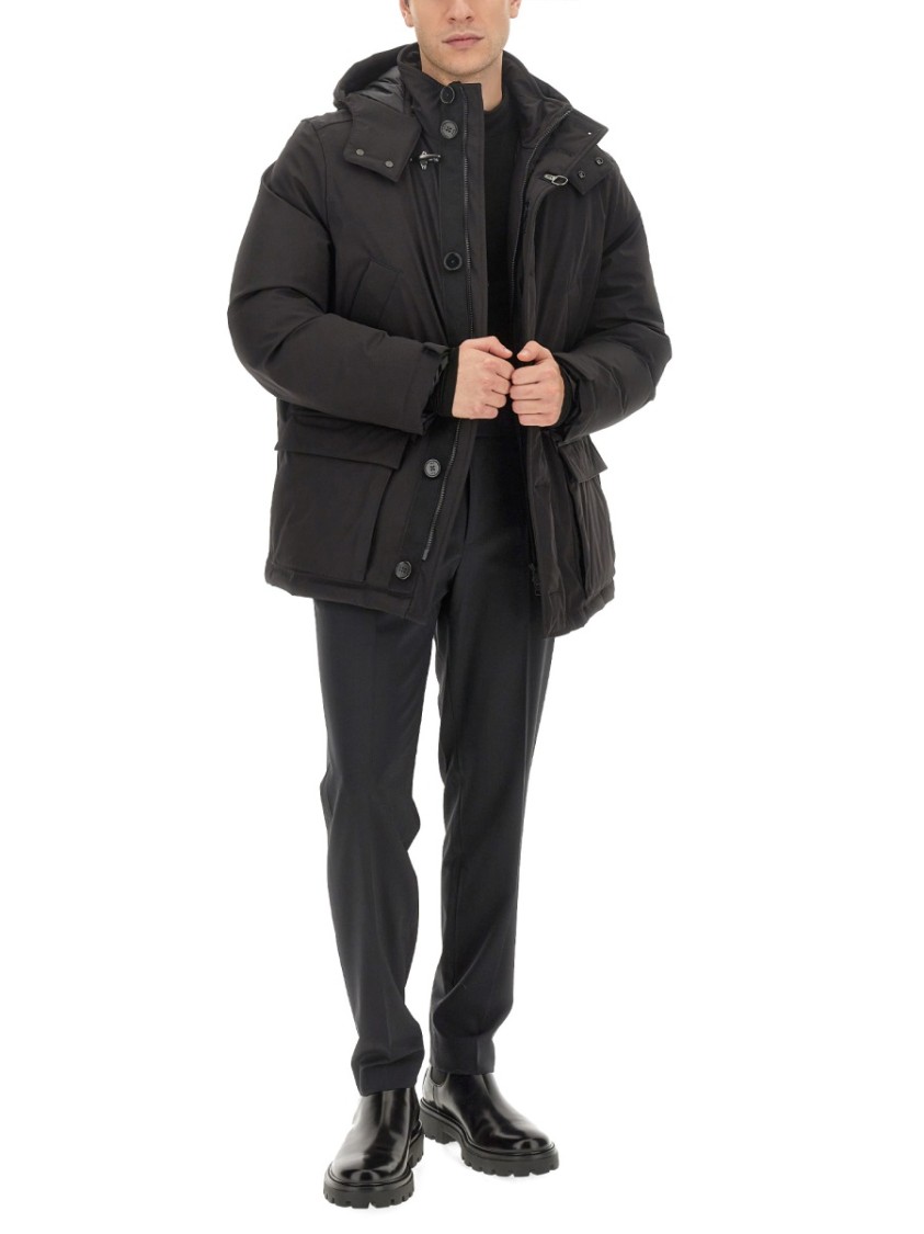 Fay Technical Fabric Caban