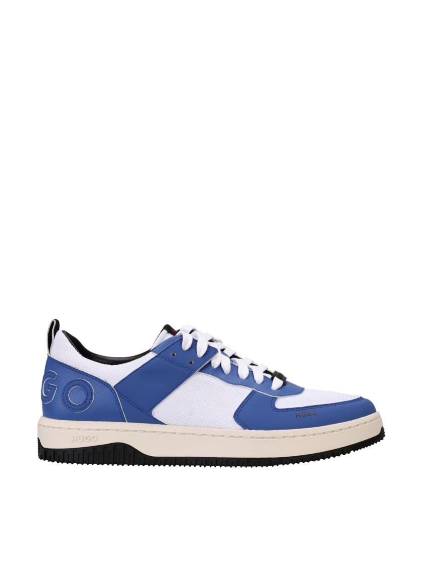 Hugo Boss Hugo Kilian Logo Patch Sneakers In White