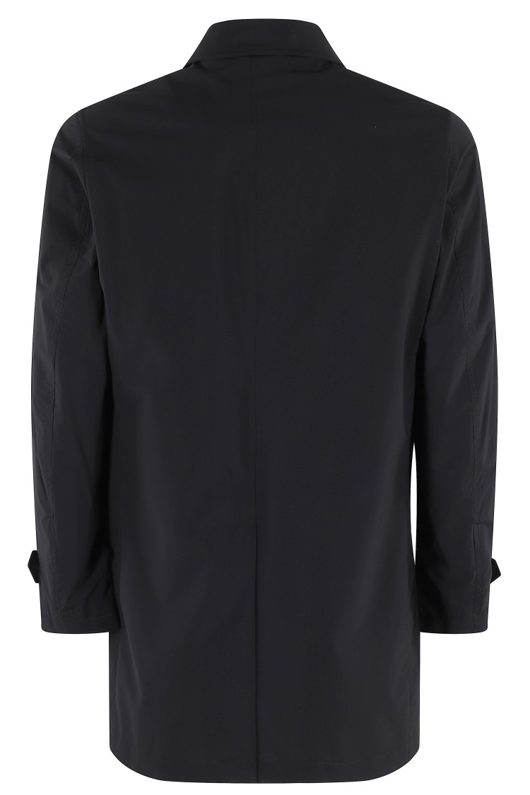 Moorer 'vittor-k' Jacket Cuff Buttons Front Pockets In Blue