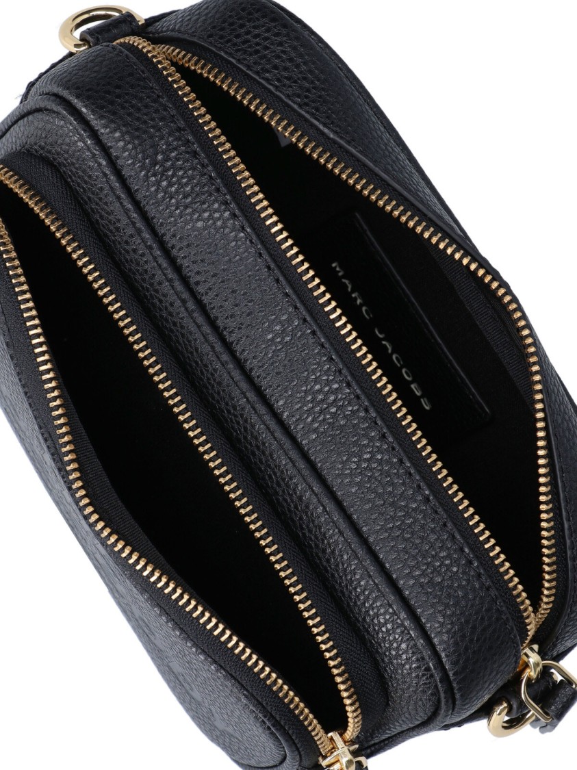 Marc Jacobs Leather Shoulder Bag In Black