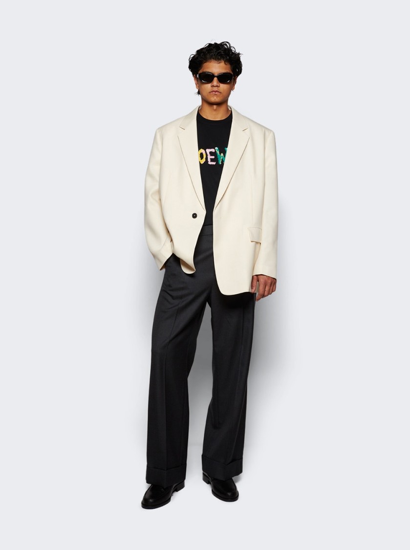 Jil Sander Blazer 55 Tm Natural In White