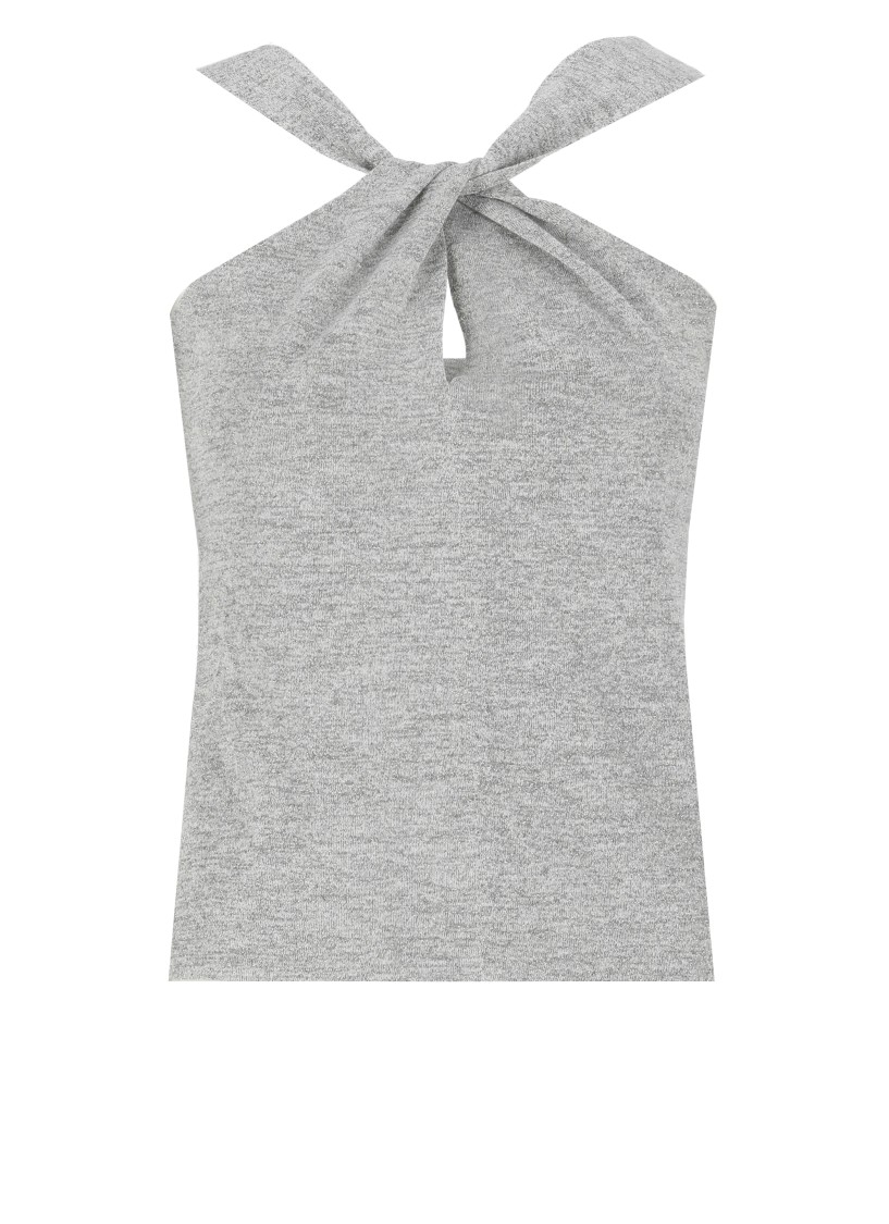 D Exterior D. Exterior Grey Viscose Top